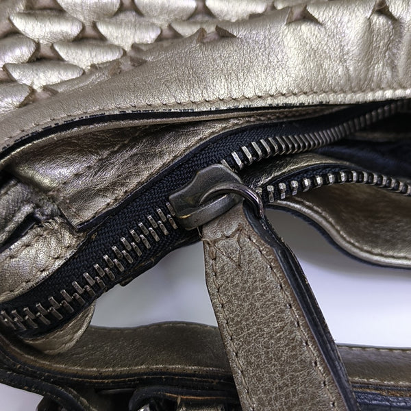 Lambskin Shoulder Bag Beige