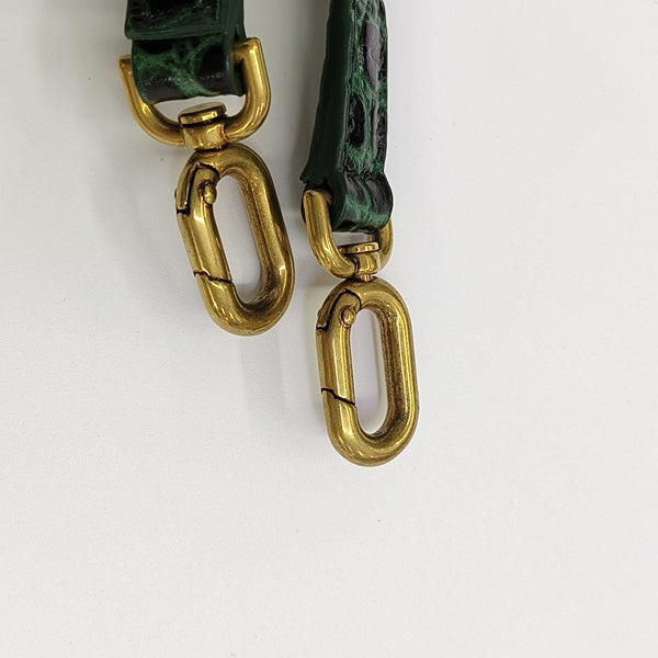 Hourglass Small Calfskin Green