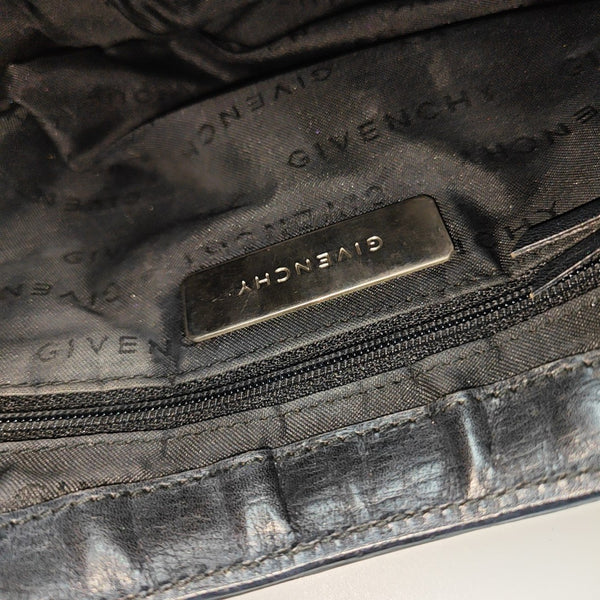 Calfskin Top Handle Bag Black