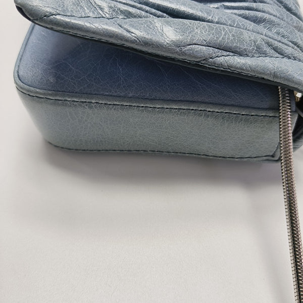 Matelassé Mini Lambskin Blue
