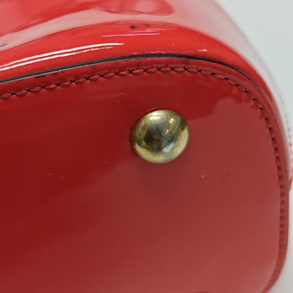 Bright Bit Patent Leather Red