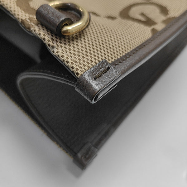 Jumbo Monogram Canvas Beige