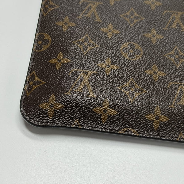 NEVERFULL MM Monogram Coated Canvas Brown