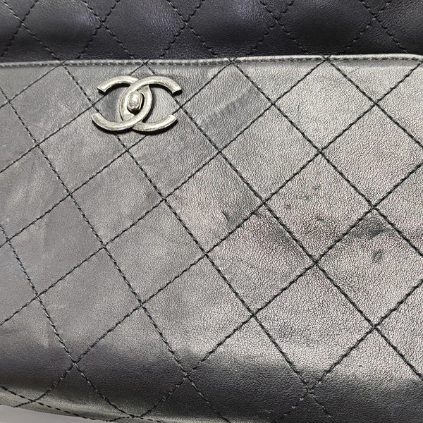 LUXURY TOP Quilted Calfskin Black
