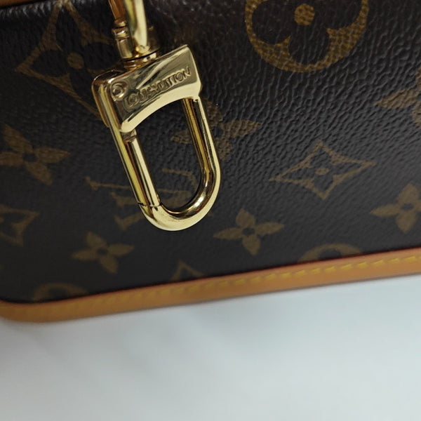 DIANE Monogram Coated Canvas Brown