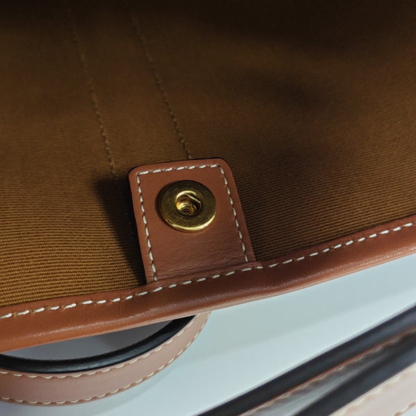 TRIOMPHE CANVAS Medium Coated Canvas Brown