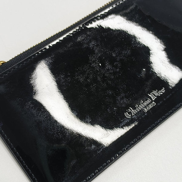 Saddle Mini Patent Leather Black