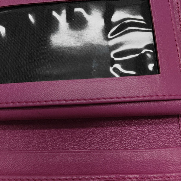 Patent Leather Wallet Pink