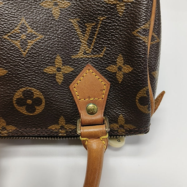 SPEEDY Monogram Coated Canvas Brown