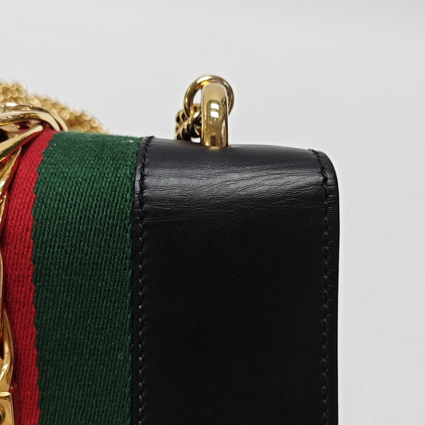 Sylvie Mini Calfskin Black