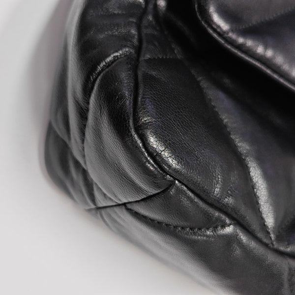 CHANEL 19 Small Quilted Lambskin Black