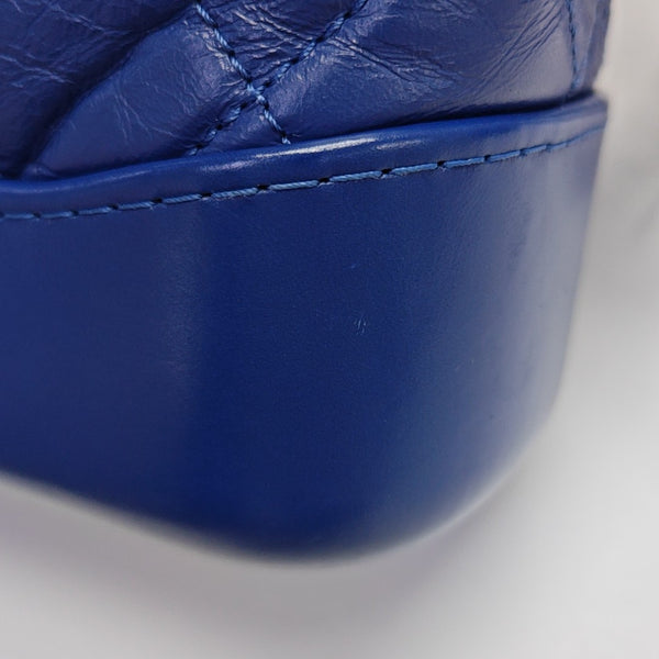GABRIELLE Small Quilted Calfskin Blue