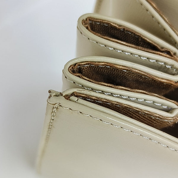 Calfskin Shoulder Bag Beige