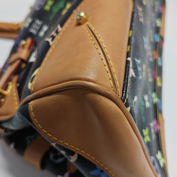 LV × TM CLAUDIA Monogram Coated Canvas Black