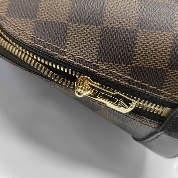ALMA BB Damier Ebene Coated Canvas Brown