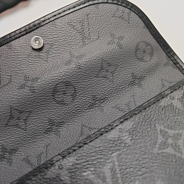 PULSE Mini Monogram Coated Canvas Black