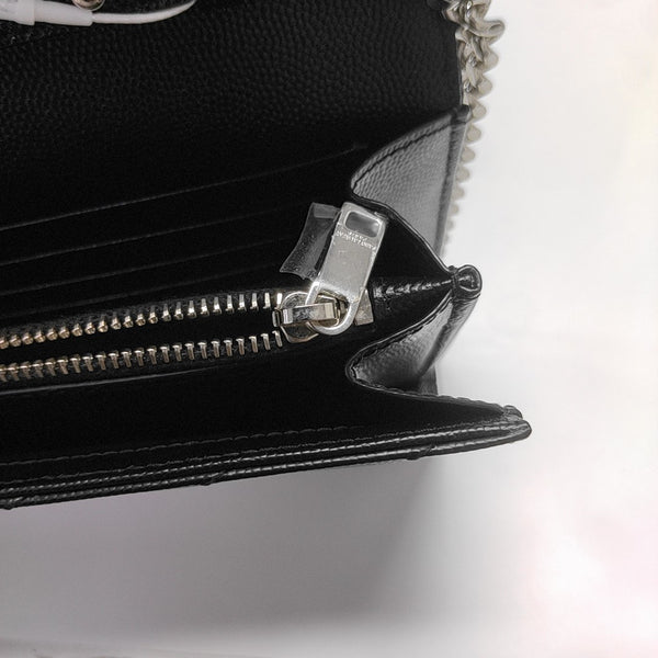 MONOGRAM Medium Chevron Calfskin Black