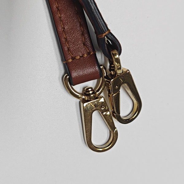 LOCKY BB Monogram Coated Canvas Brown