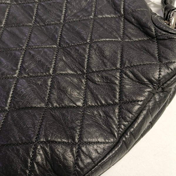 Quilted Lambskin Gray