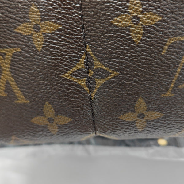 PALM SPRINGS Mini Monogram Coated Canvas Brown