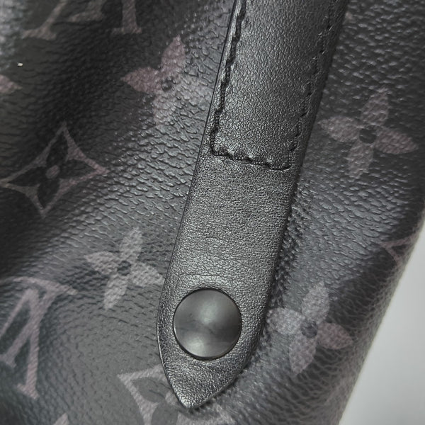 CHRISTOPHER Monogram Coated Canvas Gray