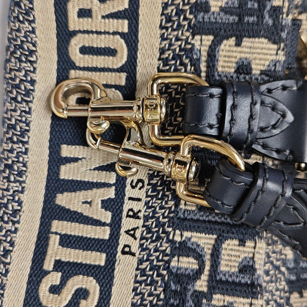 Diorcamp Small Oblique Canvas Blue