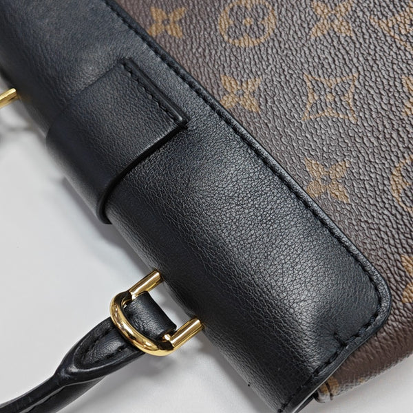 LOCKY BB Monogram Coated Canvas Brown