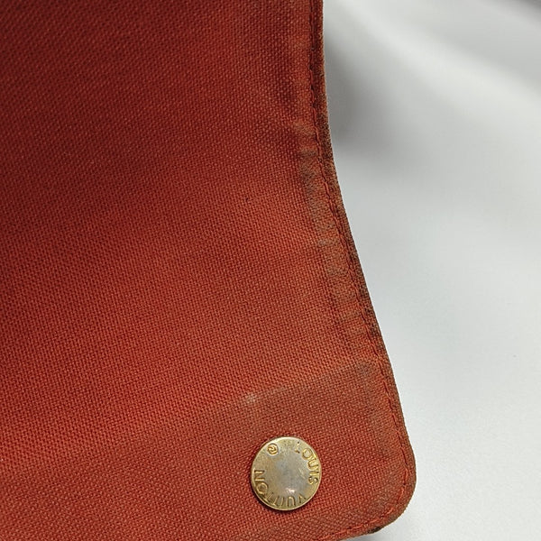 NAVIGLIO Damier Ebene Coated Canvas Brown
