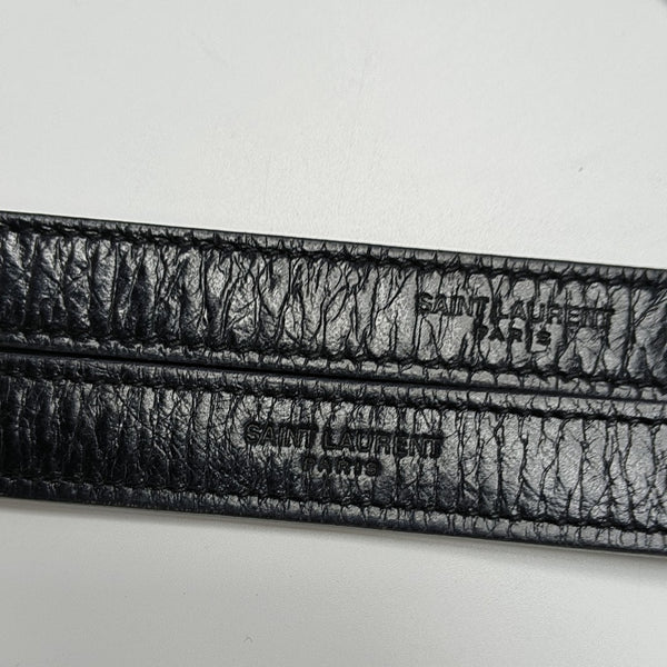 NIKI Medium Chevron Calfskin Black