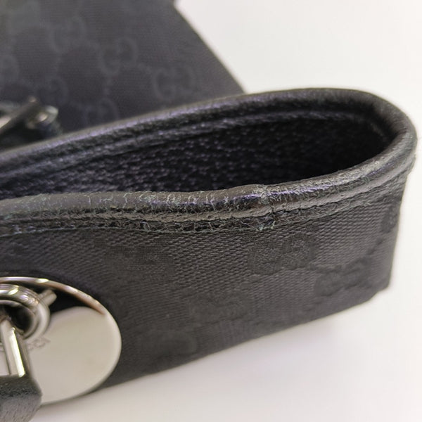 Monogram Canvas Tote Bag Black