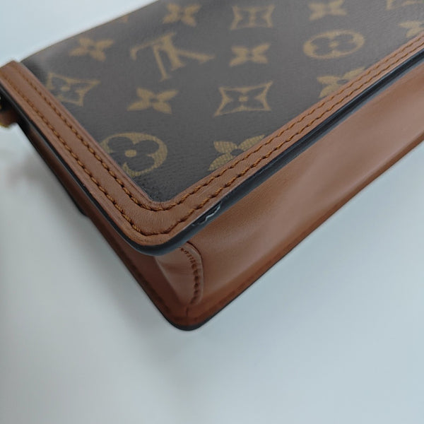 DAUPHINE WOC Monogram Coated Canvas Brown