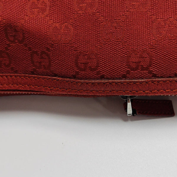 Monogram Canvas Top Handle Bag Red