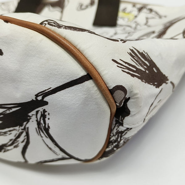 Panier De Plage Canvas White