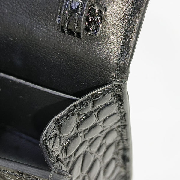 Hourglass Mini Calfskin Black