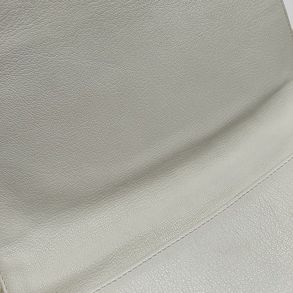 Calfskin Shoulder Bag White