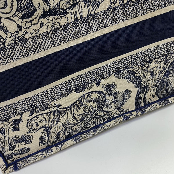 Book Tote Medium Canvas Blue
