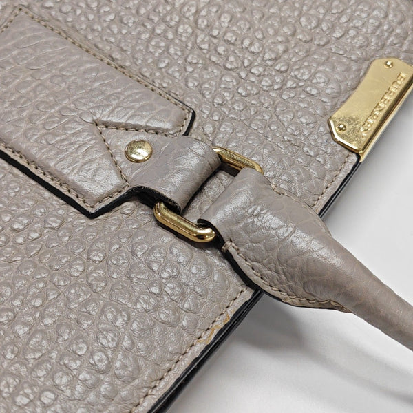 Calfskin Shoulder Bag Gray