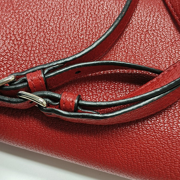 Calfskin Shoulder Bag Red