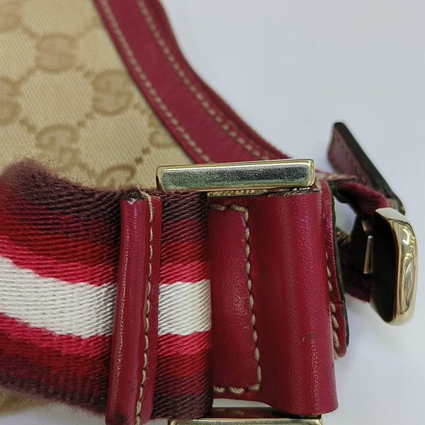 Monogram Canvas Shoulder Bag Beige