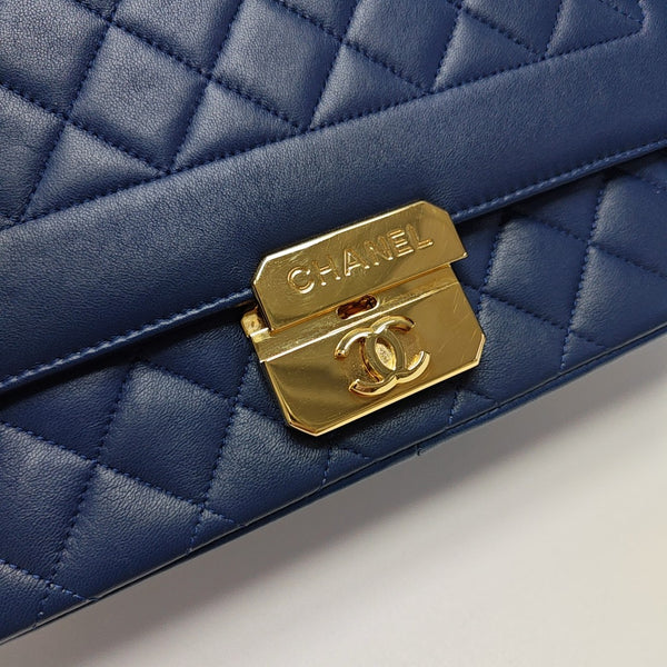 Quilted Lambskin Blue