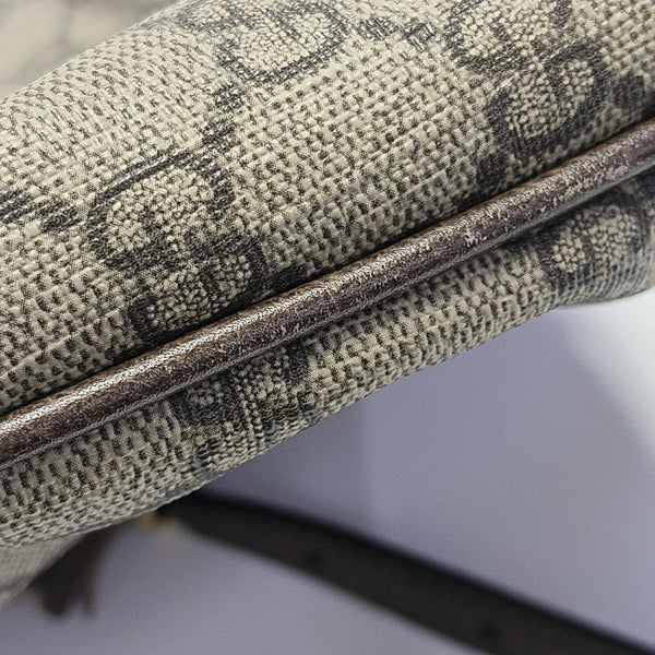 Ophidia Mini Monogram Coated Canvas Beige
