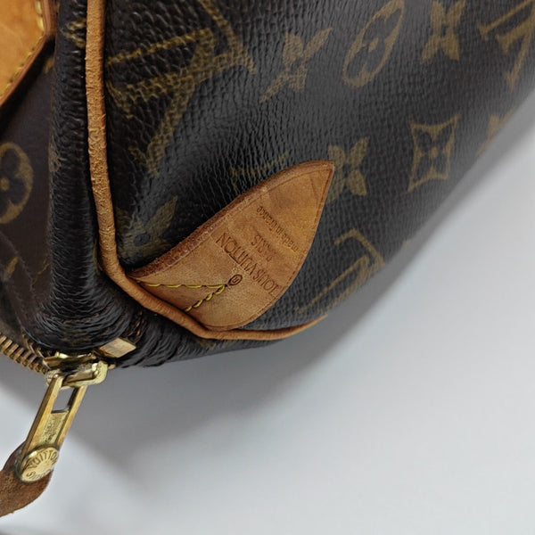 SPEEDY 30 Lona revestida Monogram marrón