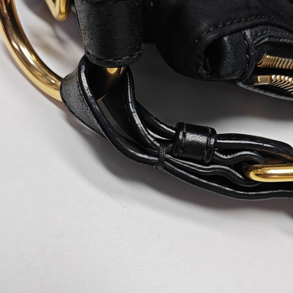 Nylon Shoulder Bag Black