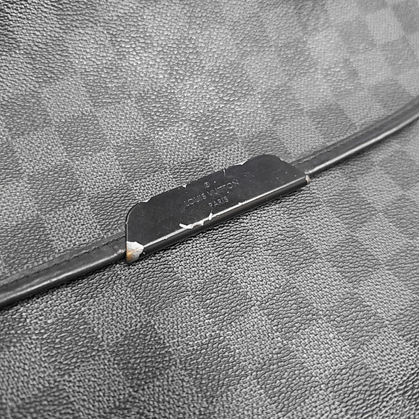 DANIEL Damier Graphite Coated Canvas Gray