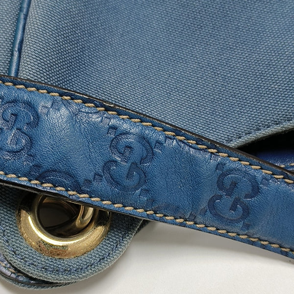 Monogram Canvas Top Handle Bag Blue