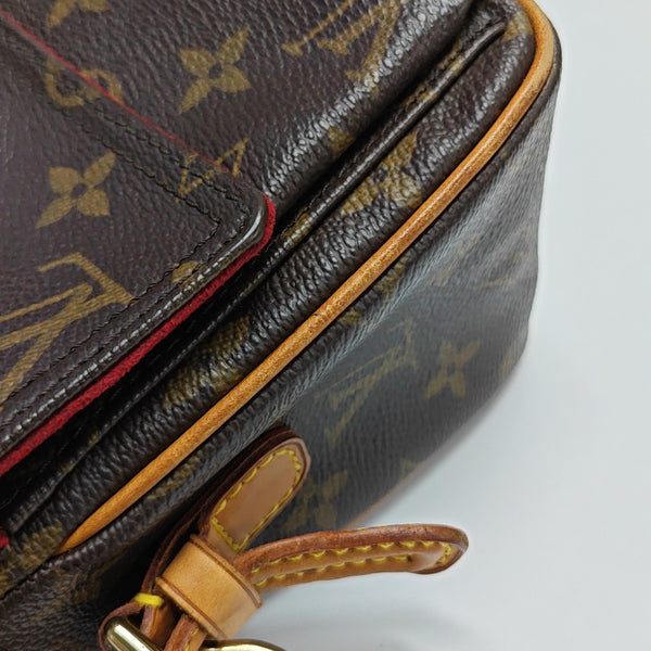 VIVA CITE Monogram Coated Canvas Brown