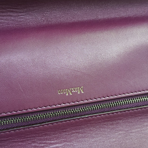 Calfskin Shoulder Bag Purple