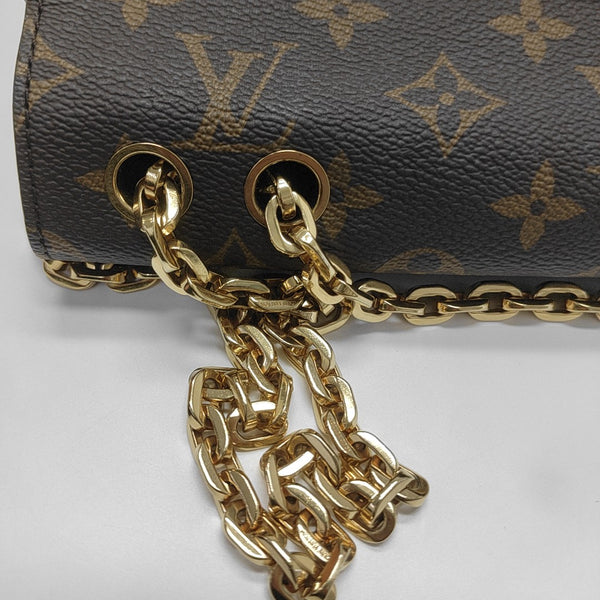 MARCEAU Monogram Coated Canvas Brown