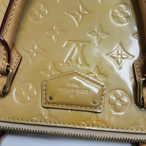 BELMONT MM Patent Leather Yellow
