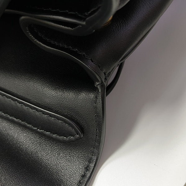 Calfskin Shoulder Bag Mini Black